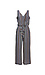 Surplice Striped Tie Waist Jumpsuit Thumb 1