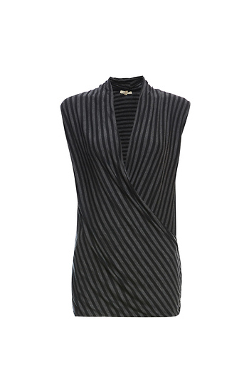 Mystree Sleeveless Crossed Front Top Slide 1