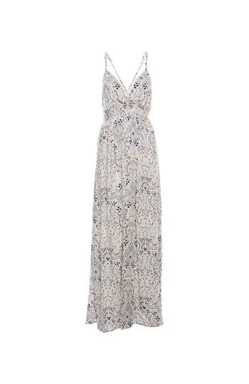 Maxi Printed Sleeveless Dress Slide 1