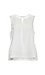 Woven Details Split Neck Sleeveless Top Thumb 1