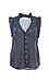 Buttoned Front Sheer Sleeveless Top Thumb 1