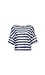 Featherweight Striped Relaxed Tee Thumb 1