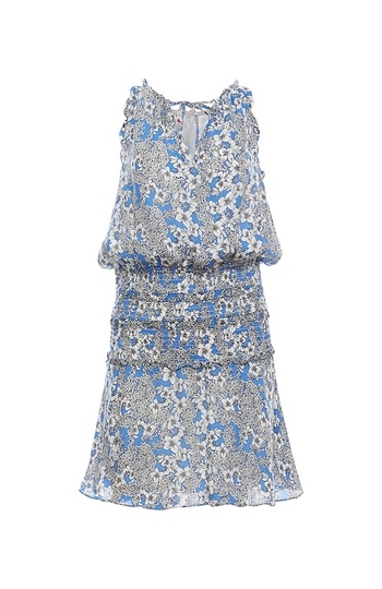 Parker Smocked Waist Printed Dress Slide 1