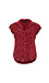 Velvet Heart Button Front Short Sleeve Top Thumb 1