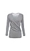 Jane Surplice Front 3/4 Sleeve Top Thumb 1