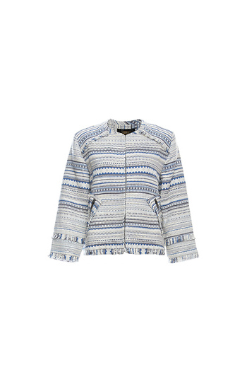 Greylin Textured Stripe Jacket Slide 1