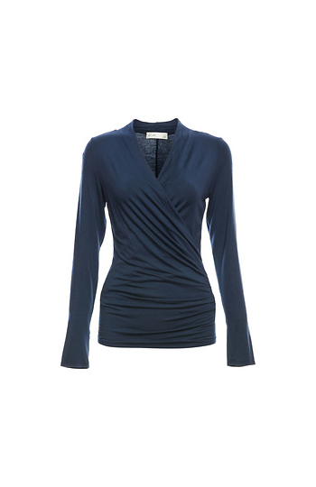 Alexis Surplice Long Sleeve Top Slide 1