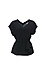 V-Neck Short Dolman Tie Waist Top Thumb 1