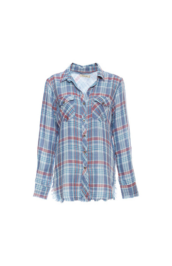 Button Down Plaid Slide 1