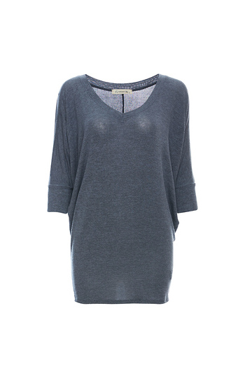 V-Neck Dolman Sleeve Top Slide 1