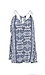 Printed Tie Back Sleeveless Top Thumb 1