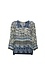 3/4 Sleeve Border Print Top Thumb 1