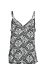 Printed Button Front Tank Thumb 2