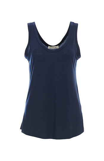 Raw Hem Micro Modal Tank Slide 1