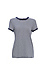 Mesh Trim Crew Neck Thumb 1