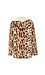 CoffeeShop Hooded Leopard Print Fleece Jacket Thumb 2