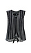 1.STATE Sleeveless Tie Front Stripe Top Thumb 1