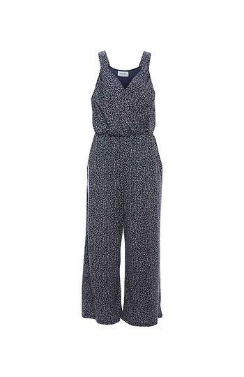 Printed Sleeveless Jumpsuit Slide 1