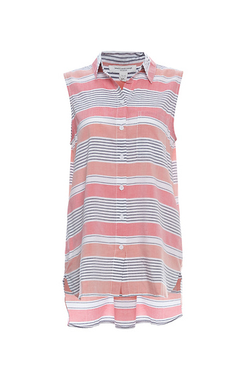 Beach Lunch Lounge Sleeveless Button Down Slide 1