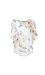 Printed V-Neck Butterfly Sleeve Top Thumb 1