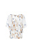 Printed V-Neck Butterfly Sleeve Top Thumb 2