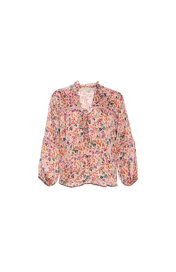 Printed 3/4 Sleeve Top Slide 1