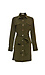 Buttoned Front Long Sleeve Cargo Dress Thumb 1