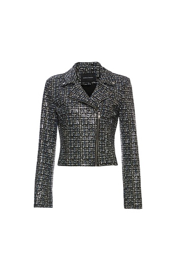 Textured Moto Jacket Slide 1