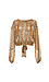 Back Tie Long Sleeve Printed Top Thumb 1