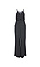 Surplice Draped Front Sleeveless Jumpsuit Thumb 1