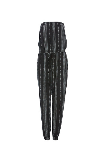 Strapless Tie Waist Jumpsuit Slide 1