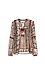 Printed Long Sleeve V-Neck Top Thumb 1