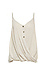Draped Front Sleeveless Top Thumb 1