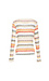 Front Knot Striped Long Sleeve Top Thumb 2