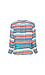 V-Neck Contrast Piping Top Thumb 2