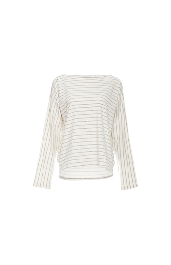 French Connection Striped Long Sleeve Top Slide 1