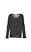 Knotted Front V-Neck Long Sleeve Top Thumb 1