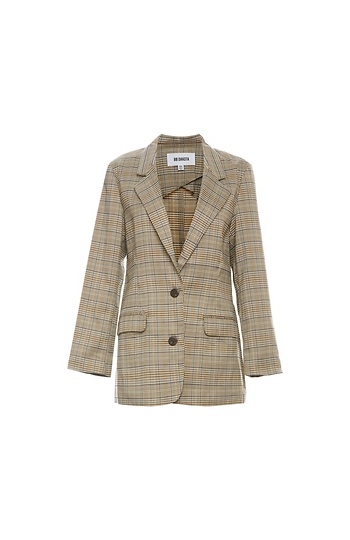 BB Dakota Plaid Loose Blazer Slide 1