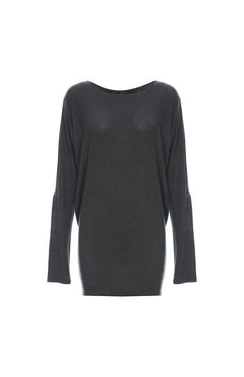 Stella Brushed Long Sleeve Dolman Top Slide 1