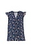 Split Neck Ruffle Sleeve Printed Top Thumb 1