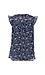 Split Neck Ruffle Sleeve Printed Top Thumb 2