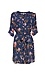 Buttoned Front Tie Waist Printed Dress Thumb 1