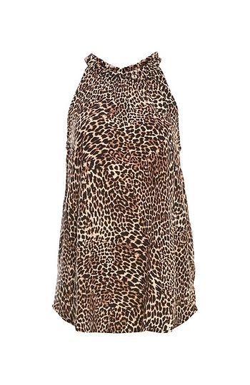 Lynn Sleeveless Back Keyhole Top Slide 1