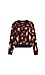 Leopard Print Crew Neck Sweater Thumb 1