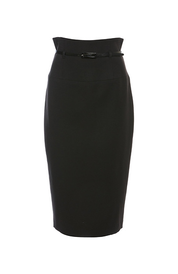 Black Halo High Waist Pencil Skirt Slide 1