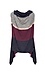 Draped Front Striped Scarf Cardigan Thumb 2