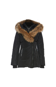 Mackage Adali Fur Hooded Down Jacket Slide 1