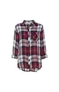 Beach Lunch Lounge Charley Plaid Top Slide 1