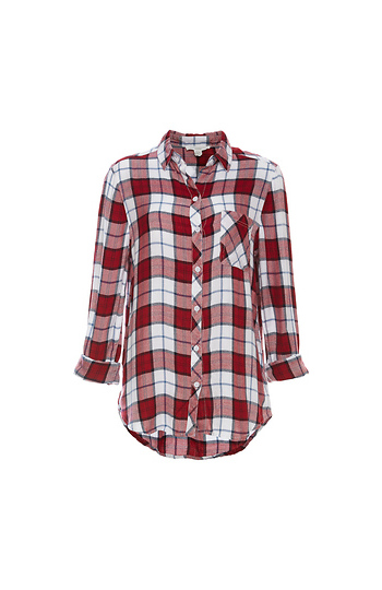 Beach Lunch Lounge Charley Plaid Top Slide 1