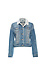 Washed Denim Jacket w/ Sherpa Lining Thumb 1